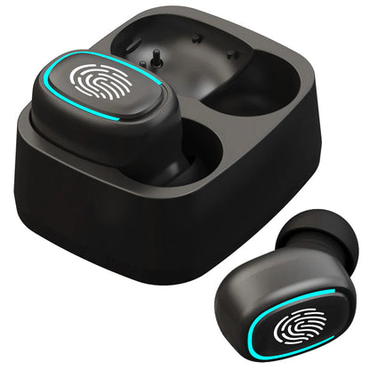 Wireless Bluetooth Headset Touch Light Mini High Quality Earplugs Anti-Sweat HD Sound Quality Stereo Universal Headset