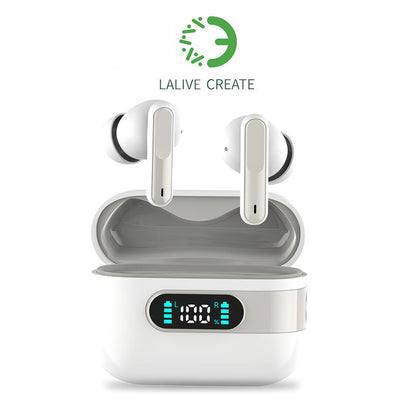 LALIVE U10E Wireless Sport Earbuds TWS Bluetooth 5.3 LED Display Earphone Headset Headphone HIFI Stereo Audio Charging Automatic Mobile Game Digital Metal Noise