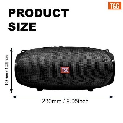 T&G Outdoor Portable Wireless Speaker, TWS Stereo Sound Rechargeable Speaker, Home Music Speaker Compatible with Phone/Tablet/Tv, Audio & Video Product